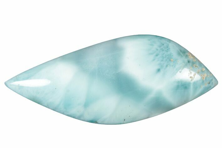 Polished Larimar Cabochon - Dominican Republic #315220